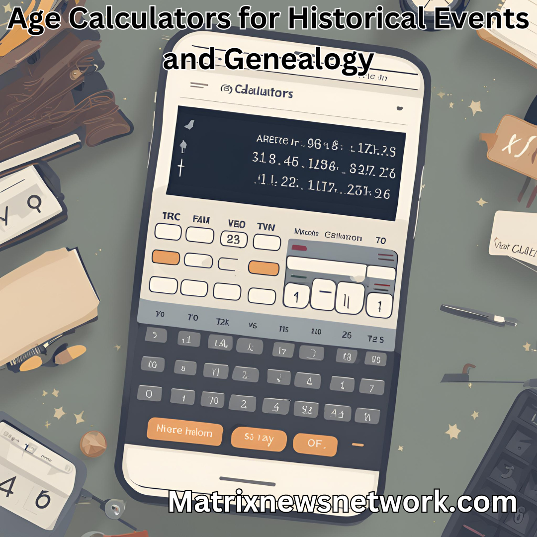 Age Calculators for Historical Events and Genealogy